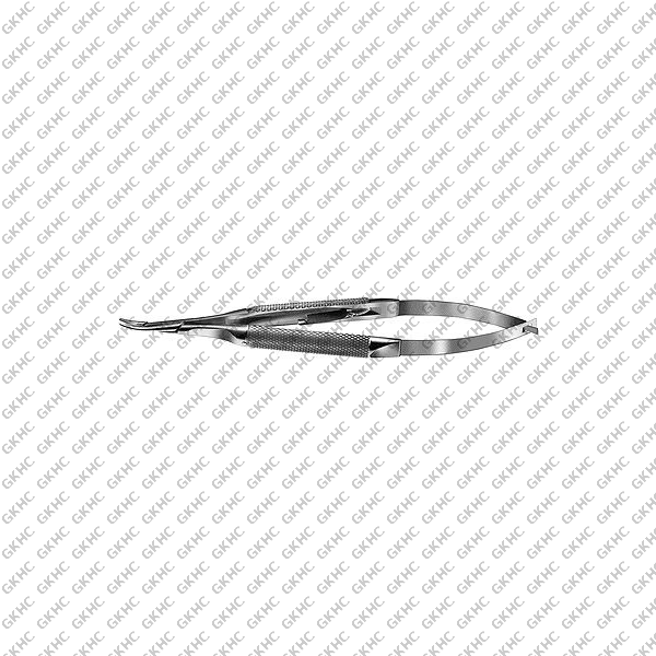 Needle Holder 9mm Curved Medium Locking (GKHC-26183)