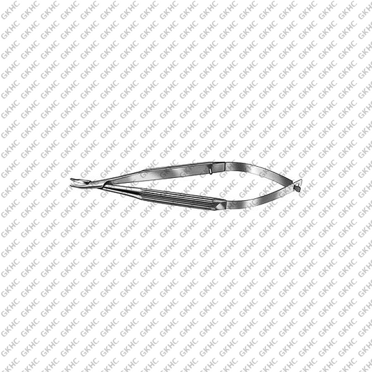 Troutman Needle Holder 10mm Curved Medium (GKHC-26186)