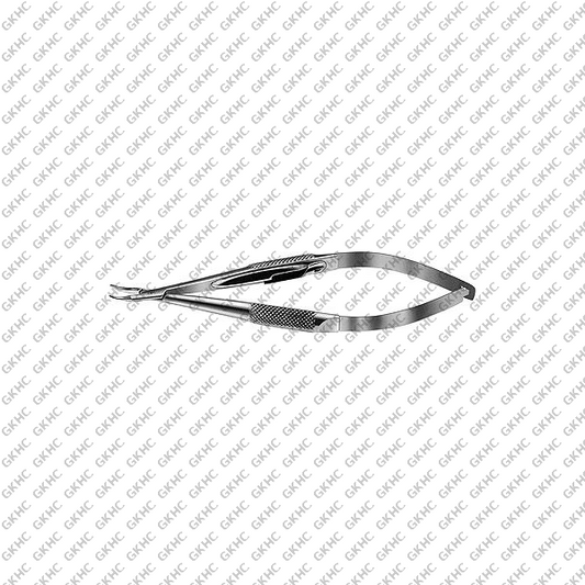 Barraquer Needle Holder 10mm Moderately Curved Fine Locking (GKHC-26192)