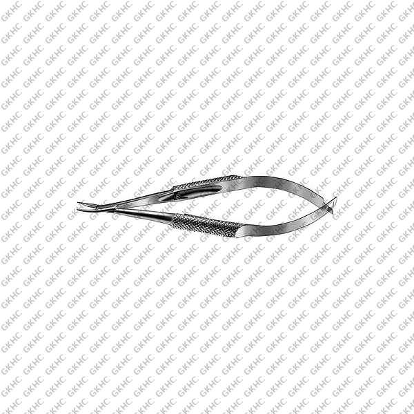 Cohan Needle Holder 8mm Curved Fine Mini Locking (GKHC-26198)