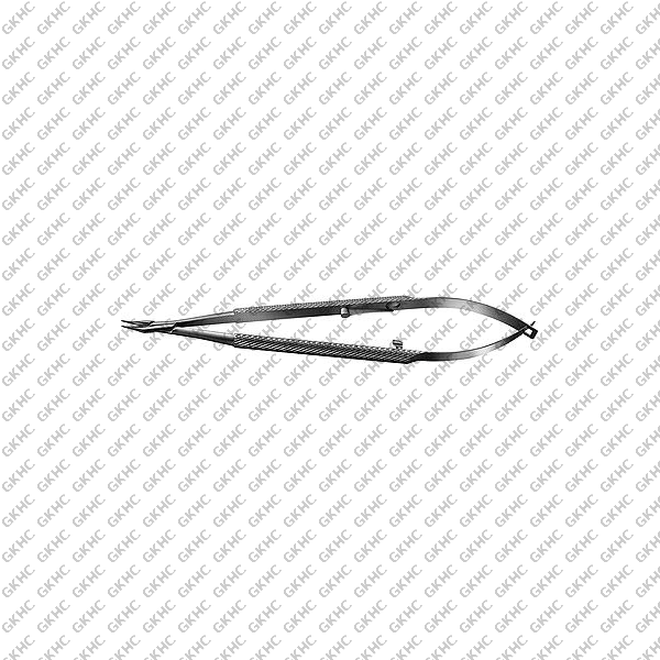 Needle Holder 9mm Curved Fine Long Handle Locking (GKHC-26204)