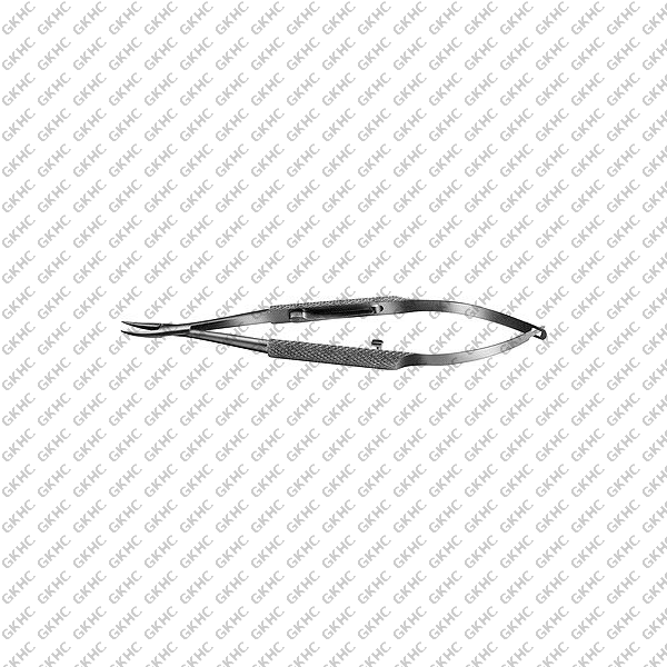 Needle Holder 9mm Curved Medium Locking (GKHC-26178)