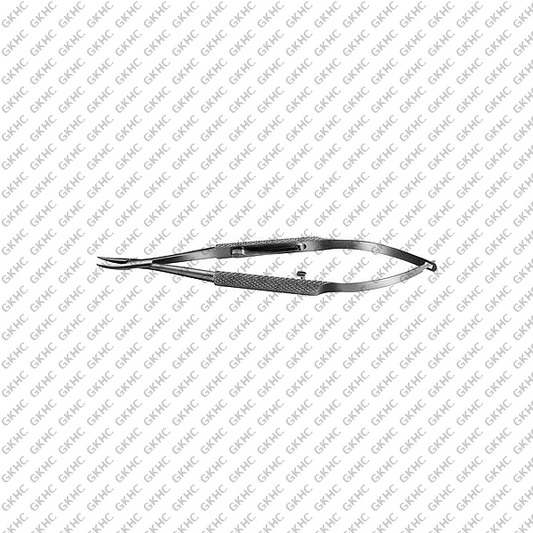 Needle Holder 9mm Curved Medium Locking (GKHC-26178)