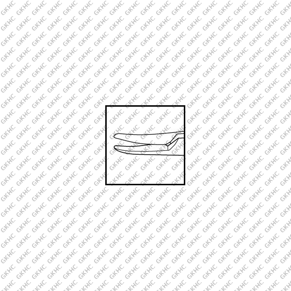 Needle Holder 9mm Curved Medium Locking (GKHC-26183)