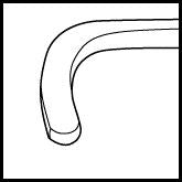 Graefe Strabismus Hook 9mm (E0592)