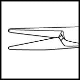 Castroviejo Needle Holder 9mm Straight Fine Locking (E3861 WHMS)