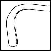Graefe Strabismus Hook 10mm Non-Magnetic (E6754)