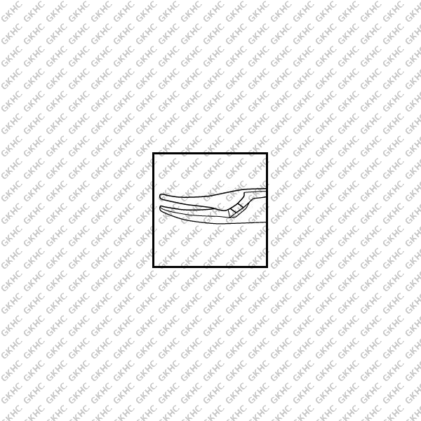 Needle Holder 6mm Curved Delicate (GKHC-26218)