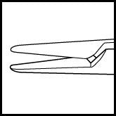 STORZ Needle Holder 9mm Straight Medium (E3796)