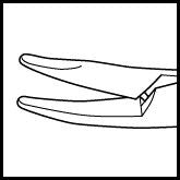 Troutman Needle Holder 10mm Curved Medium (E3839)