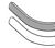 Curved Dressing Forceps With Serrations Delicate (E1408)