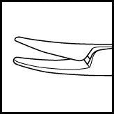 Castroviejo Needle Holder 11mm Curved Medium Locking (E3848)