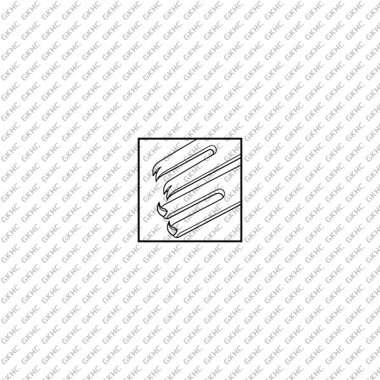 Polack Double Corneal Forceps Colibri Style (GKHC-25713)