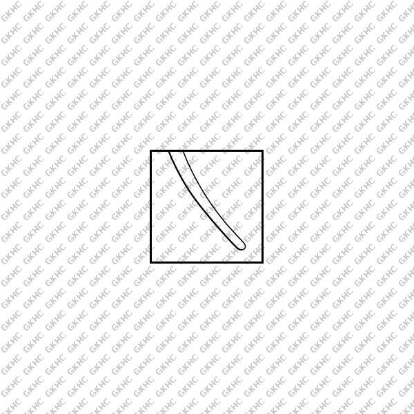 Nichamin Double-Ended Nucleus Chopper Spatula (GKHC-26142)