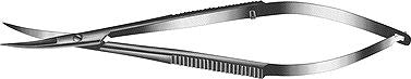 Iris Scissors Sharp Curved (E3344)