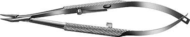 Needle Holder 9mm Curved Fine Locking (3-302)