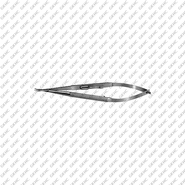 Needle Holder 6mm Curved Delicate Locking (GKHC-26219)