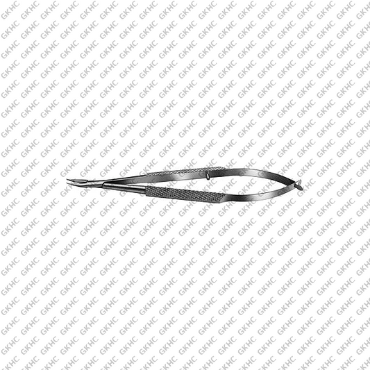 Needle Holder 9mm Curved Medium (GKHC-26177)