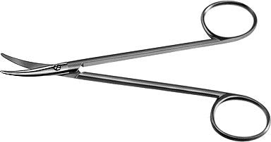 Knapp Strabismus Scissors Curved Strong (E3578)
