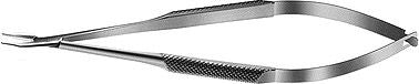 Barraquer Needle Holder 10mm Curved Fine Knurled Handle (E3844)