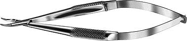 Barraquer Needle Holder 10mm Moderately Curved Fine (E3842)