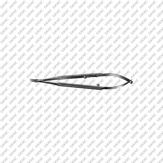 Needle Holder 9mm Curved Fine Long Handle Locking (GKHC-26204)