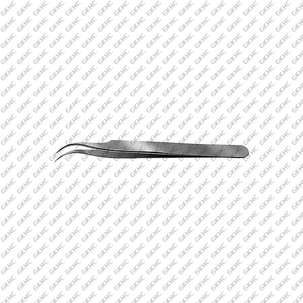 Jeweler Type Forceps Fine Curved (GKHC-25769)