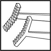 Green Fixation Forceps (E1600)