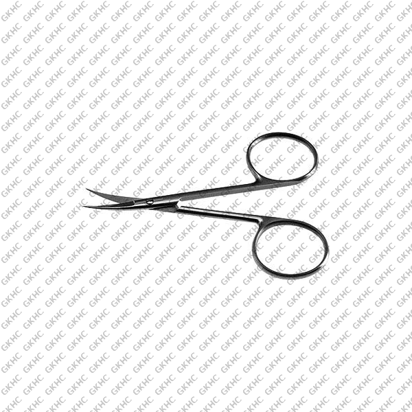 Iris Scissors 28mm Pointed Curved (GKHC-25871)