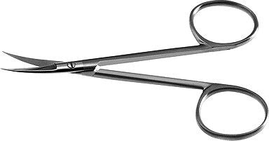 STORZ Iris Scissors 25mm Light Curved (E3408)
