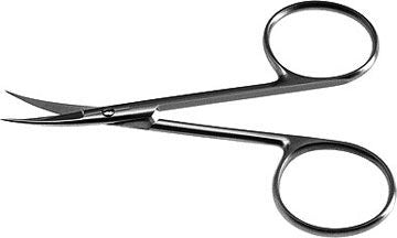 STORZ Iris Scissors 28mm Pointed Curved (E3405)