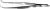 Curved Dressing Forceps With Serrations Delicate (E1408)
