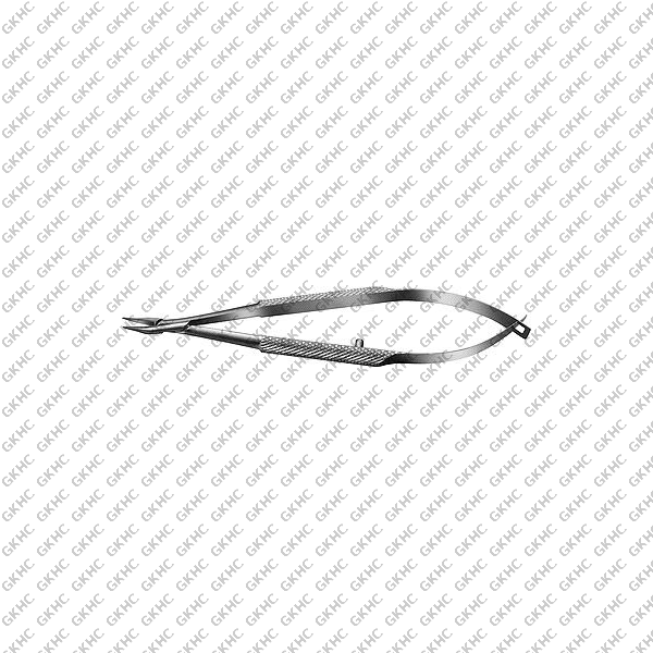 Needle Holder 9mm Curved Fine (GKHC-26201)