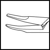 Barraquer Needle Holder 9mm Curved Delicate (E3828 CWO)