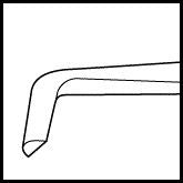 Olk Angled Retinal Pick 110° (E0608)