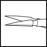 Vannas Capsulotomy Scissors Curved (E3387)
