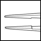 Tying Forceps Straight Titanium Long Handle (2-504)