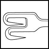 STORZ Double Fixation Hook 2mm (E0533)