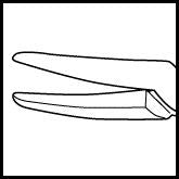 Troutman Tying Forceps Curved (E1882)