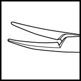 Castroviejo Needle Holder 9mm Curved Fine Locking (E3861 WHMC)