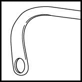 Gass Retinal Detachment Hook (E4991)