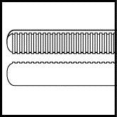 Straight Dressing Forceps With Serrations Heavy (E1404)