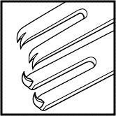 Polack Double Corneal Forceps Colibri Style (E3215)