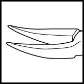 Needle Holder 9mm Curved Medium (3-203)