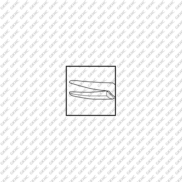 Troutman Tying Forceps Curved (GKHC-25826)