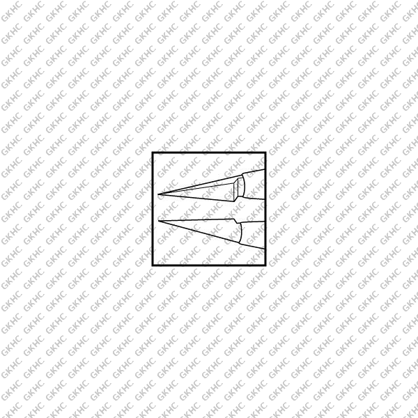 Jeweler Type Bipolar Insulated Forceps (GKHC-25700)