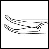 McPherson Needle Holder 11mm Curved Fine Locking (E3835)