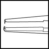 McPherson Straight Suturing-Corneal Forceps (E1813 SUS)