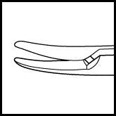 STORZ Needle Holder 9mm Curved Fine Locking (E3797 LC)