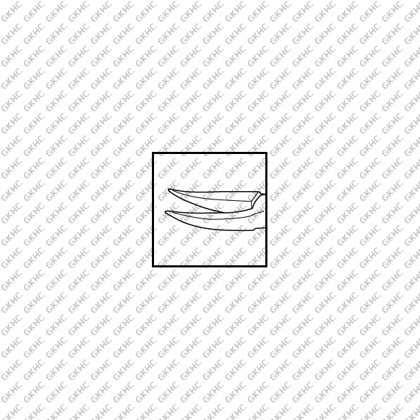 Needle Holder 9mm Curved Fine (GKHC-26201)